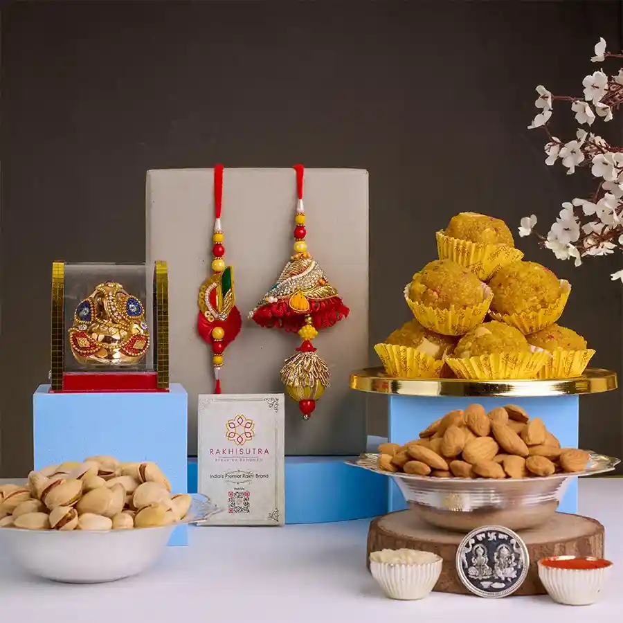 Premium Bhaiya Bhabhi Rakhi N Gifts Hamper