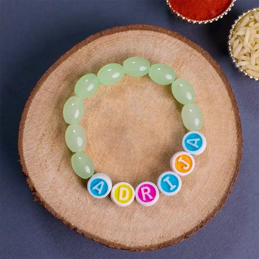 Meaningful Beads Rakhi Set