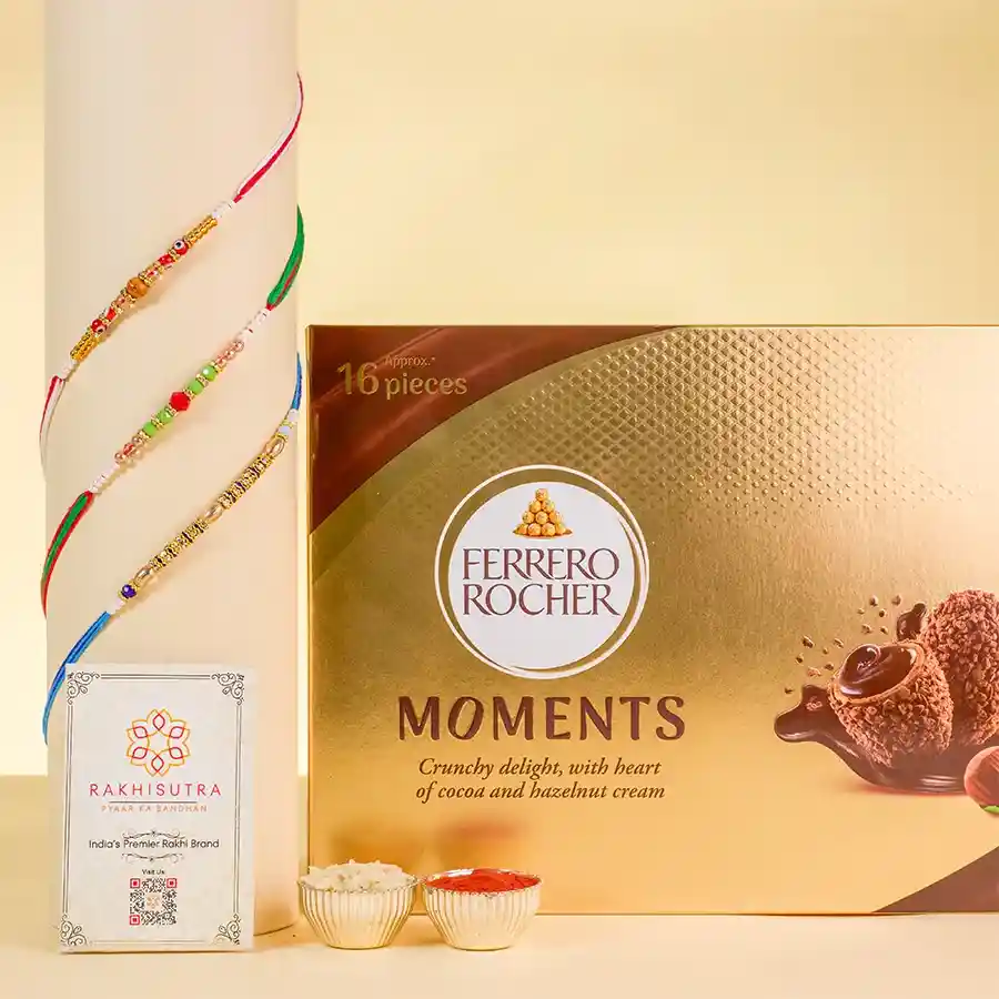 Designer Rakhis with Ferrero Rocher