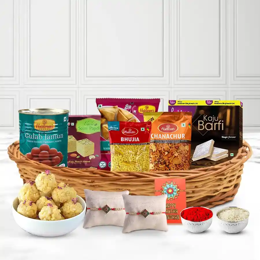Haldirams Assortment Rakhi Gift Basket