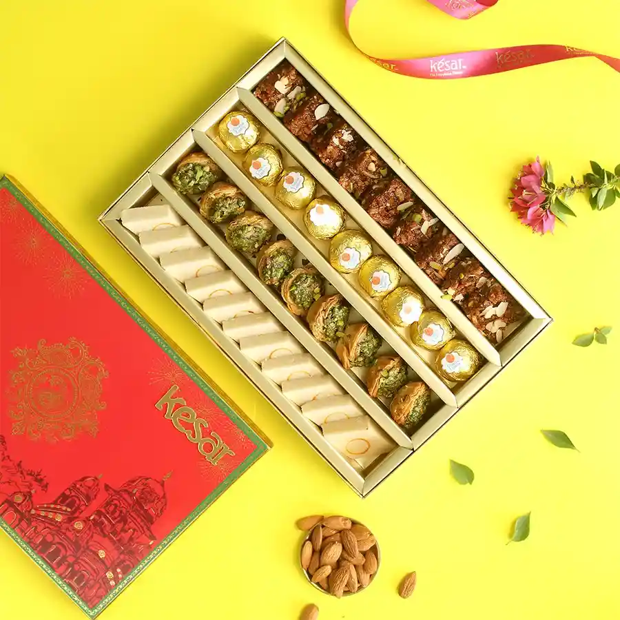 Remarkable Assorted Kesar Sweets Box