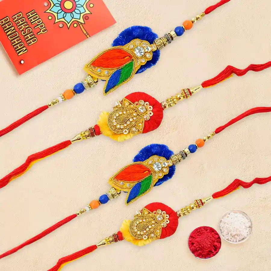 Premium Designed Zardozi Rakhi